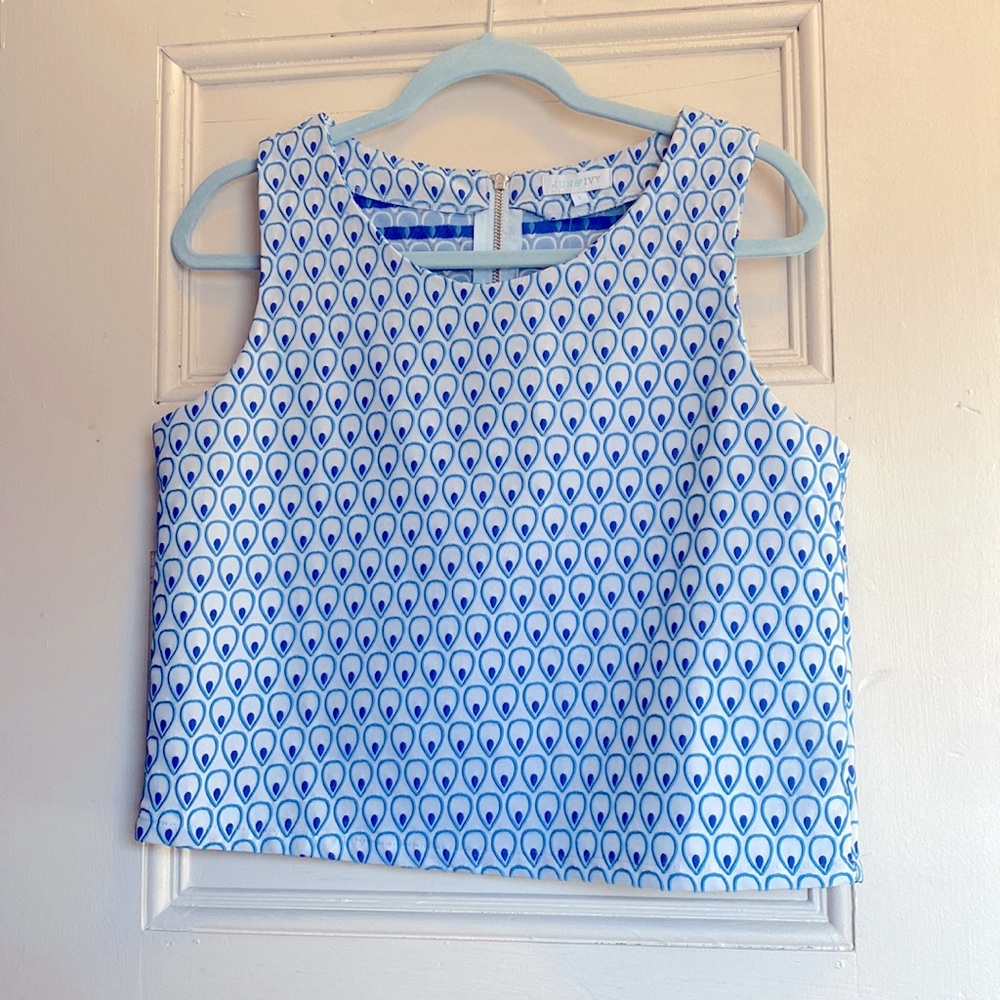 Jun & Ivy Patterned Tank Top